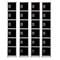 Adiroffice 12 in W, 12 in D, 72 in H, Steel ADI629-206-BLK-4PK - alternate 1
